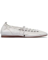 Bernardo - Lace-Up Billie Ballet Flats - Lyst