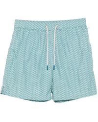 Fefe - Patterned Drawstring Swim Shorts - Lyst