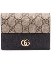 Gucci - Gg Monogram Card Case - Lyst