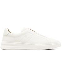 Henderson - Grainy Leather Sneakers - Lyst