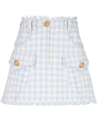 Balmain - Mini Skirt - Lyst