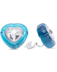 Swarovski - Pendientes Dulcis Con Forma De Corazón - Lyst