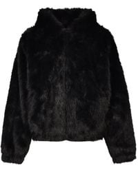 BREATH - Veste En Fourrure Artificielle À Capuche - Lyst