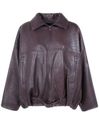 Emmeci - Belted Zip-Up Jacket - Lyst