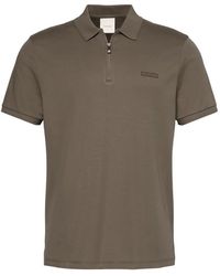 Calvin Klein - Polo Zippé À Patch Logo - Lyst