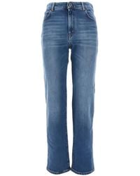 Weekend by Maxmara - Katoenen Straight Jeans - Lyst