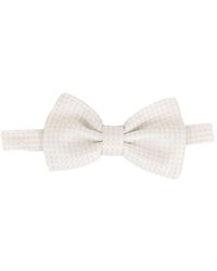 Dolce & Gabbana Jacquard-Fliege - Weiß