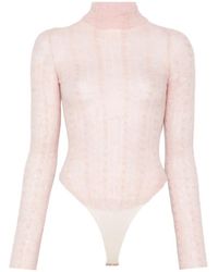 Haikure - Margie Cable-Knit Bodysuit - Lyst