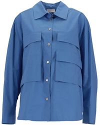 P.A.R.O.S.H. - Chest-Pocket Long-Sleeve Shirt - Lyst