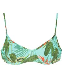 Lygia & Nanny - Fiji Tropical Print Bikini Top - Lyst
