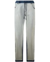 DIESEL - Elasticated-Waist Drawstring Jeans - Lyst