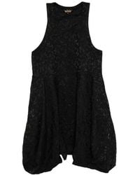 COMME DES GARÇON BLACK - Jacquard-Pattern Dress - Lyst