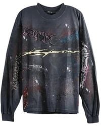 HELLSTAR - Crystal-Embellished Long-Sleeve T-Shirt - Lyst