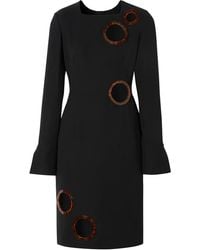 Burberry - Framed Cut-Out Shift Dress - Lyst