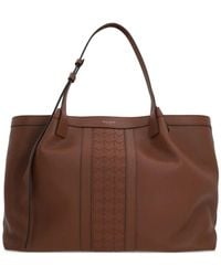 Serapian - Diamond-Panel Tote Bag - Lyst