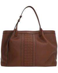 Serapian - Diamond-Panel Tote Bag - Lyst