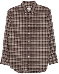 DUNST - Check Button-Down Shirt - Lyst