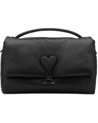 Ami Paris - Voulez-Vous Leather Shoulder Bag - Lyst