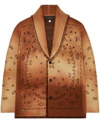 Alanui - Paisley-Cardigan Mit Fransen - Lyst