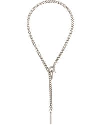 DSquared² Collar con cadena y cierre con barra - Metálico