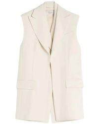 Sportmax - Sleeveless Tailored Gilet - Lyst