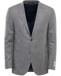 Corneliani - Single-Breasted Silk Blazer - Lyst