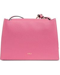 Furla - Borsa A Tracolla Nuvola S Panna - Lyst