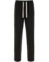 Palm Angels - Monogram Cotton Blend Trousers - Lyst