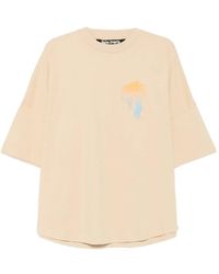 Palm Angels - Logo-Print Drop-Shoulder T-Shirt - Lyst
