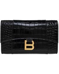 Balenciaga - Hourglass Wallet-On-Chain - Lyst