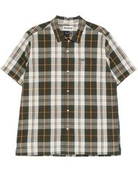 Barbour - Tartan-Pattern Seersucker Shirt - Lyst