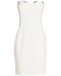 Genny - Cady Sweetheart-Neck Midi Dress - Lyst