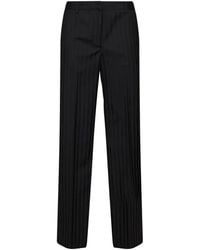 PT Torino - Pleated Straight-Leg Tailored Trousers - Lyst