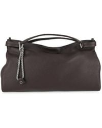 Orciani - Midi Virgo Soft Grained Leather Tote Bag - Lyst