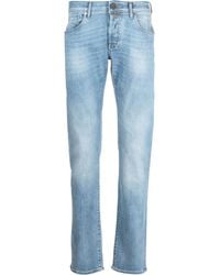 Incotex - Washed Slim-Fit Jeans - Lyst