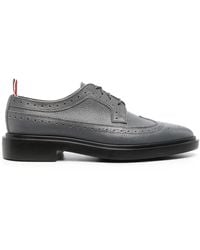 Thom Browne - Almond-Toe Leather Brogues - Lyst