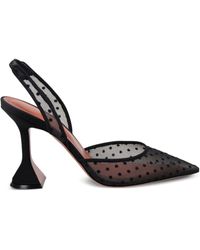 AMINA MUADDI - 95Mm Holli Polka-Dot Slingback Pumps - Lyst