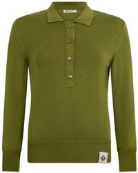 Bally - Buttoned Logo-Detail Polo Top - Lyst