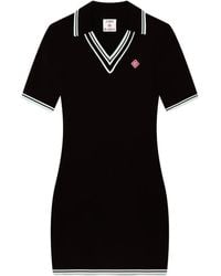 CASABLANCA - Vestido de camisa de polo viscosa de - Lyst