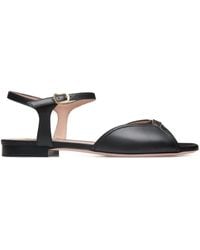 Bally - Deco Plaque-Embellished Flat Sandals - Lyst