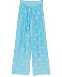 forte_forte - Embroidered Trousers - Lyst