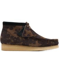 Clarks - Wallabee /Khaki" Stiefel - Lyst