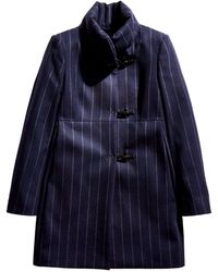 Fay - Pinstriped Single-breasted Coat - Lyst