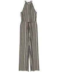 Siyu - Striped-Pattern Drawstring-Waist Jumpsuit - Lyst
