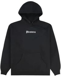 Pleasures - Felpa Con Cappuccio E Logo - Lyst