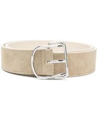 TOTEME - Swirl Suede Belt - Lyst