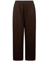 Weekend by Maxmara - Drawstring Straight Trousers - Lyst