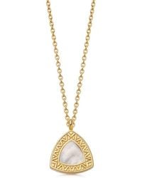 Astley Clarke - Trillion Locket Pearl Necklace - Lyst