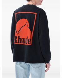 rhude-designer-black-Moonlight