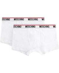 Moschino - Set De Dos Bóxeres Con Tira Del Logo - Lyst